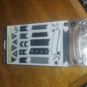 RECOLLECTIONS clear stamps 23 pc